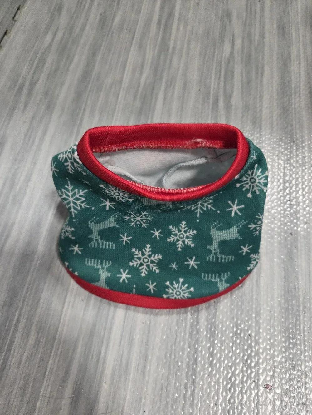 Build a Bear Workshop Red and green christmas Dog sweater